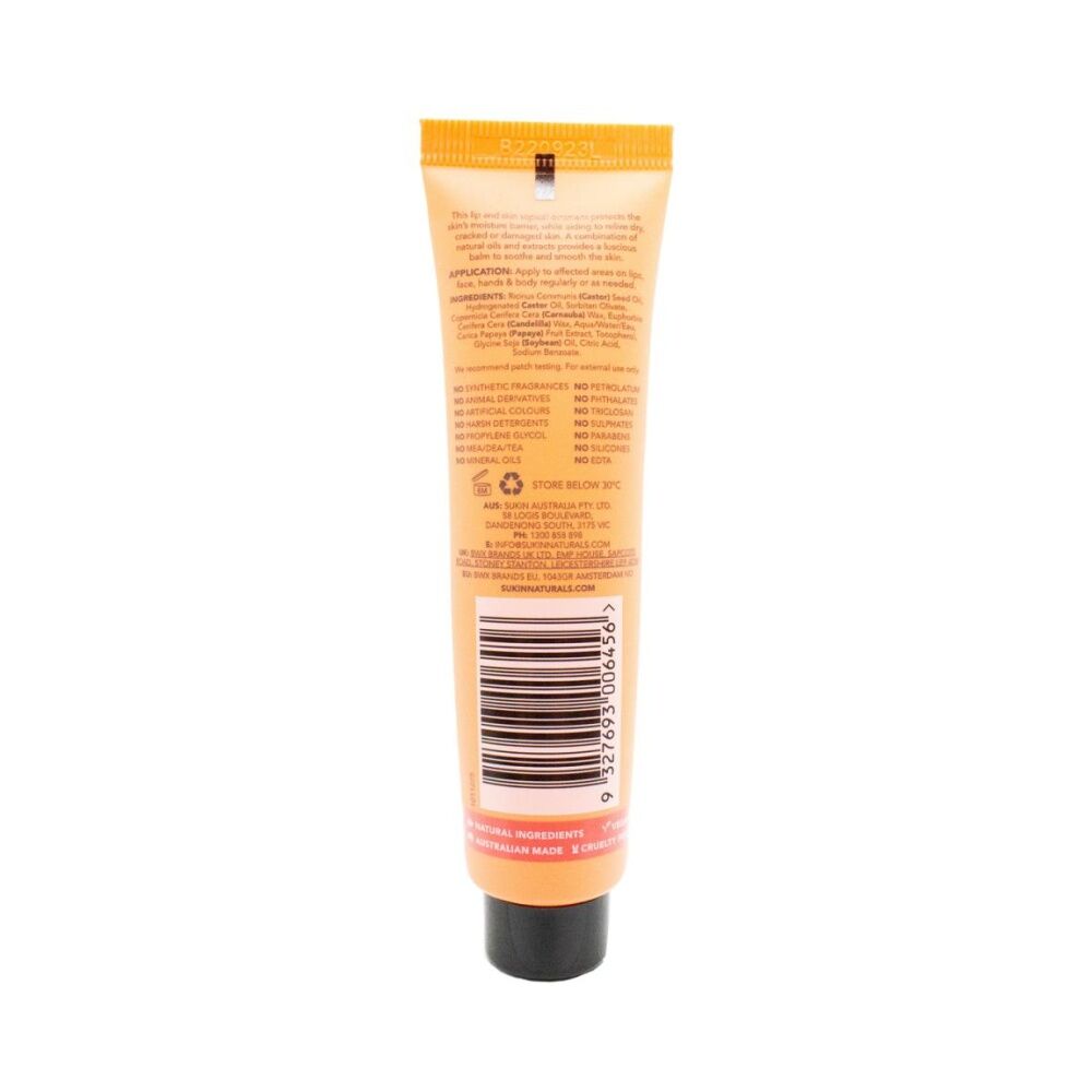 12PK Sukin Paw-Paw Ointment Natural Petrochemical Free For All Skin Types 25g