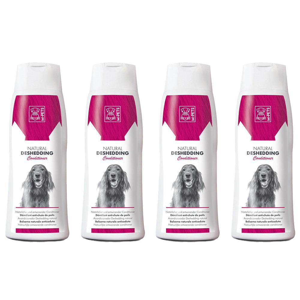 4PK Natural 250ml Deshedding Dog/Puppy Conditioner Bath/Grooming Pet Care Cleaning
