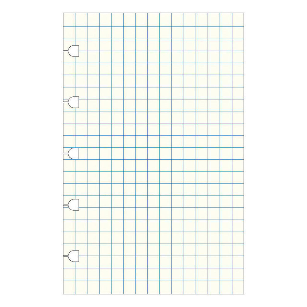3x 60pc Filofax Pocket Notebook Paper Refill Pastel Squared