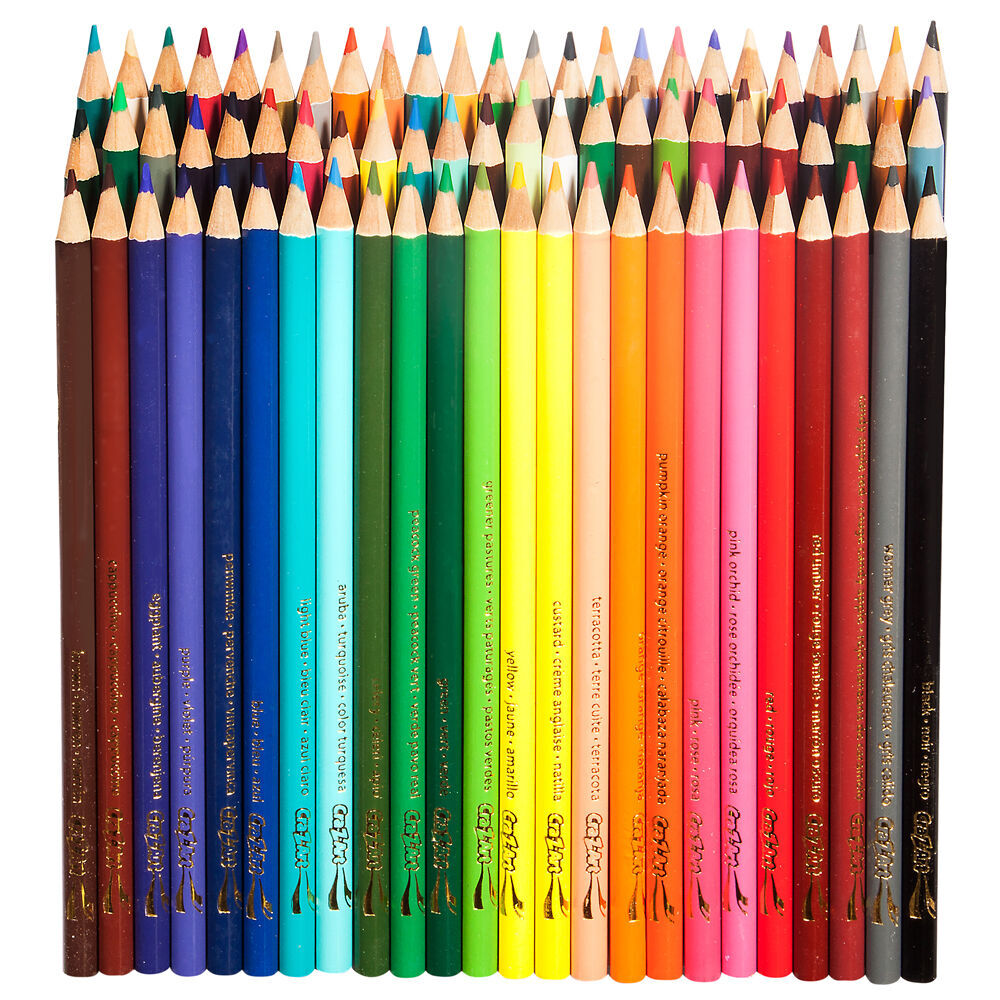 2x 72pc Cra-Z-Art Stationery Kids Drawing Pencils Pack 3y+ Multi Colours