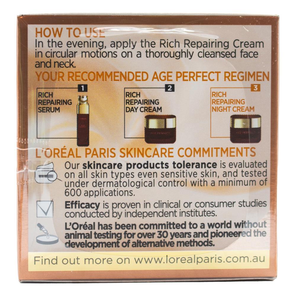 2PK Loreal 50ml Rich Repairing Night Cream Manuka Honey & Calcium B5
