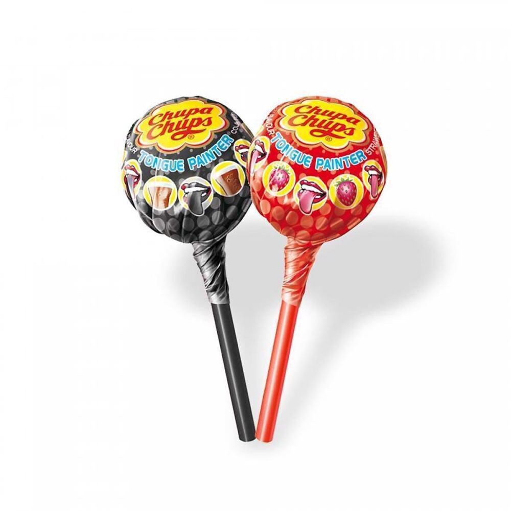 174pc Chupa Chups Tongue Painter Lollipop Candy Bag 539g