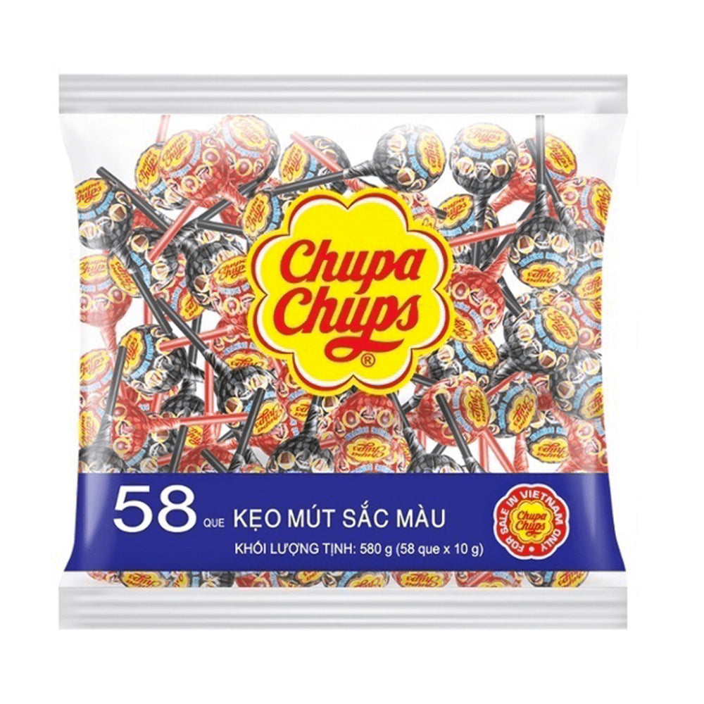 174pc Chupa Chups Tongue Painter Lollipop Candy Bag 539g