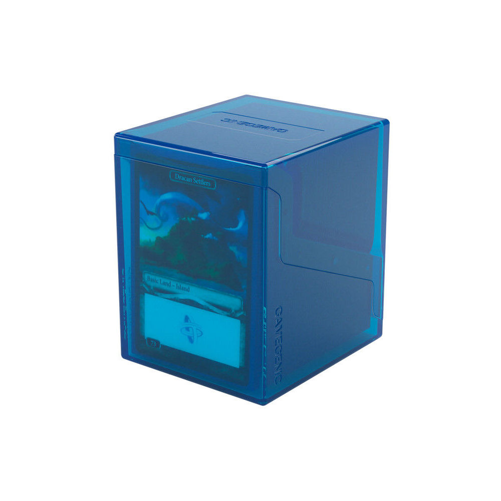 4PK Gamegenic Bastion 100+ Card Deck Box Organiser XL - Blue