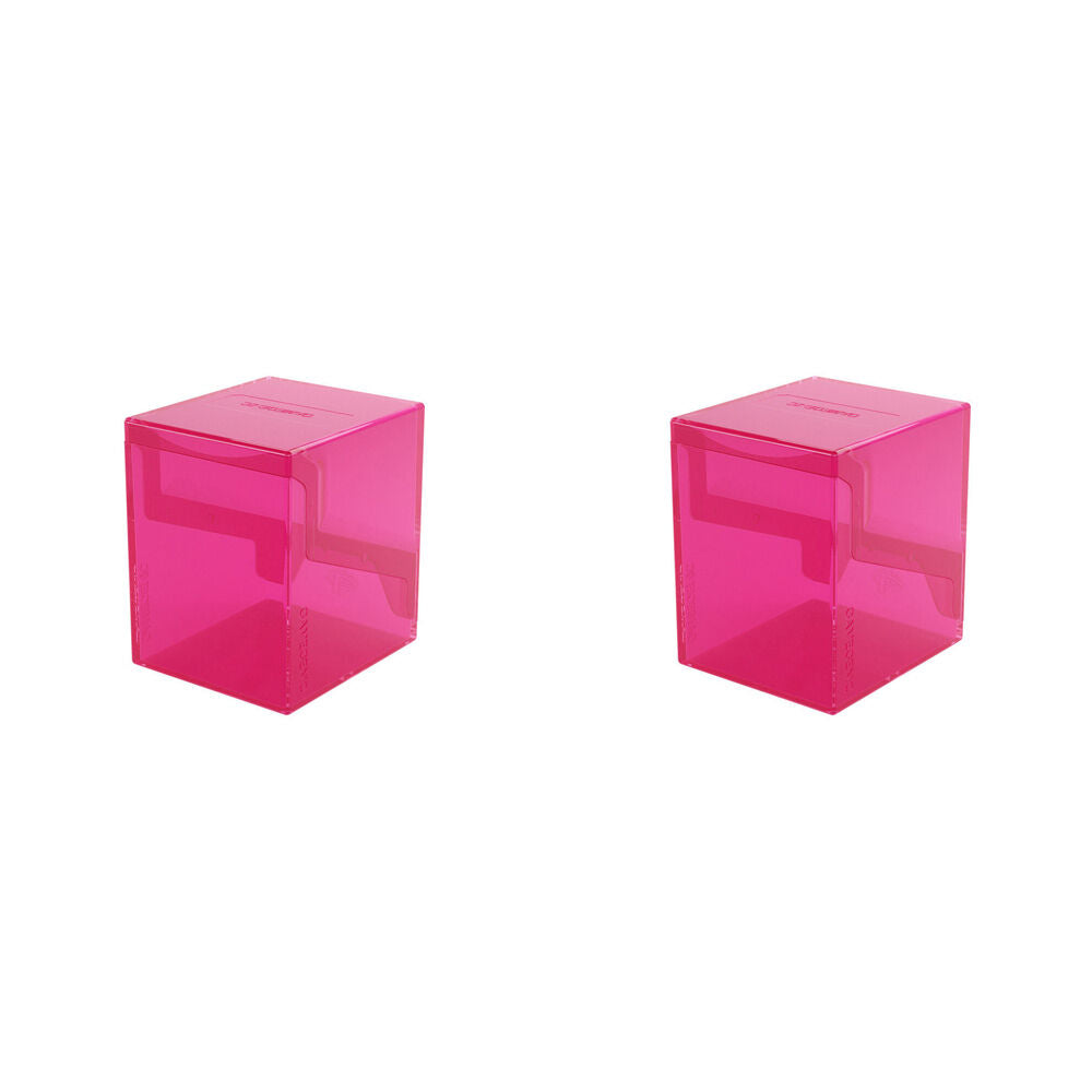 2PK Gamegenic Bastion 100+ Card Deck Box Organiser XL - Pink