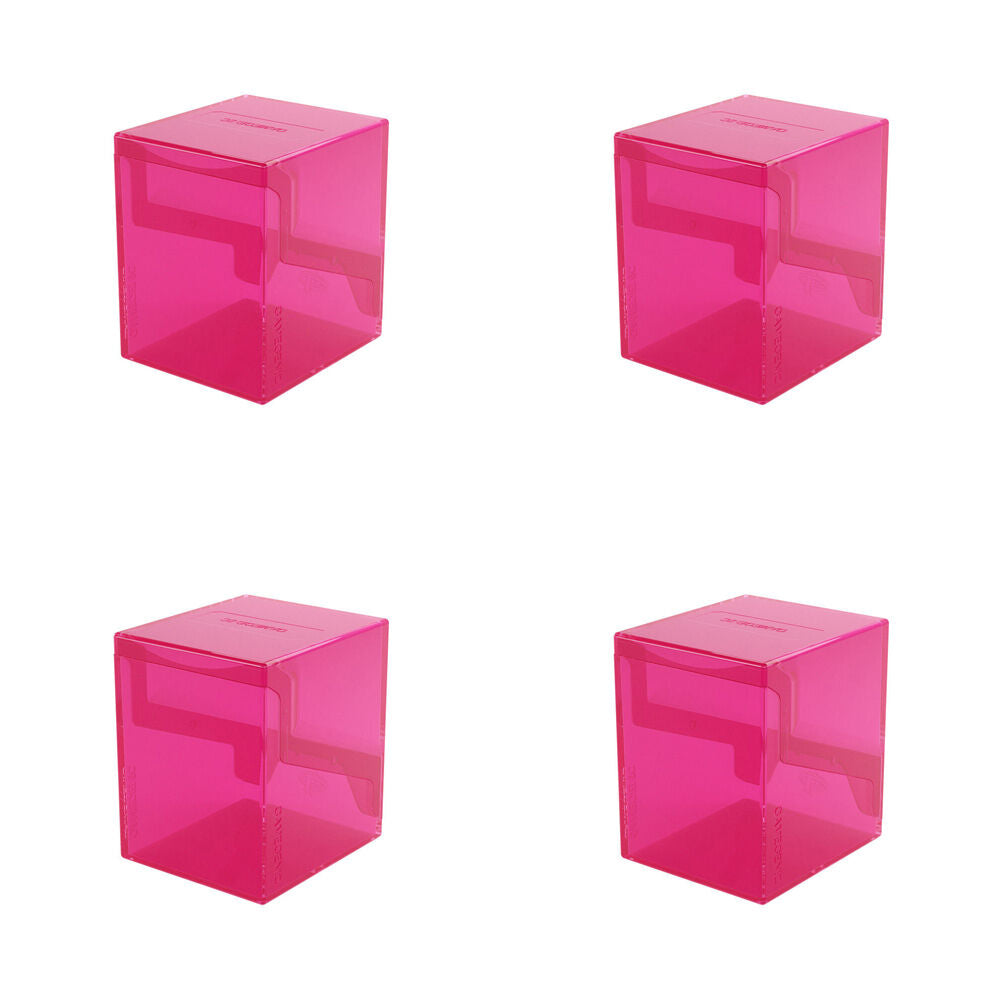4PK Gamegenic Bastion 100+ Card Deck Box Organiser XL - Pink
