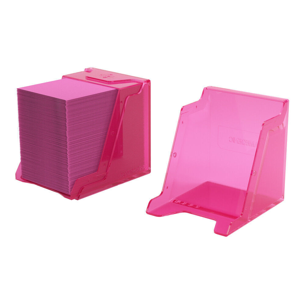4PK Gamegenic Bastion 100+ Card Deck Box Organiser XL - Pink