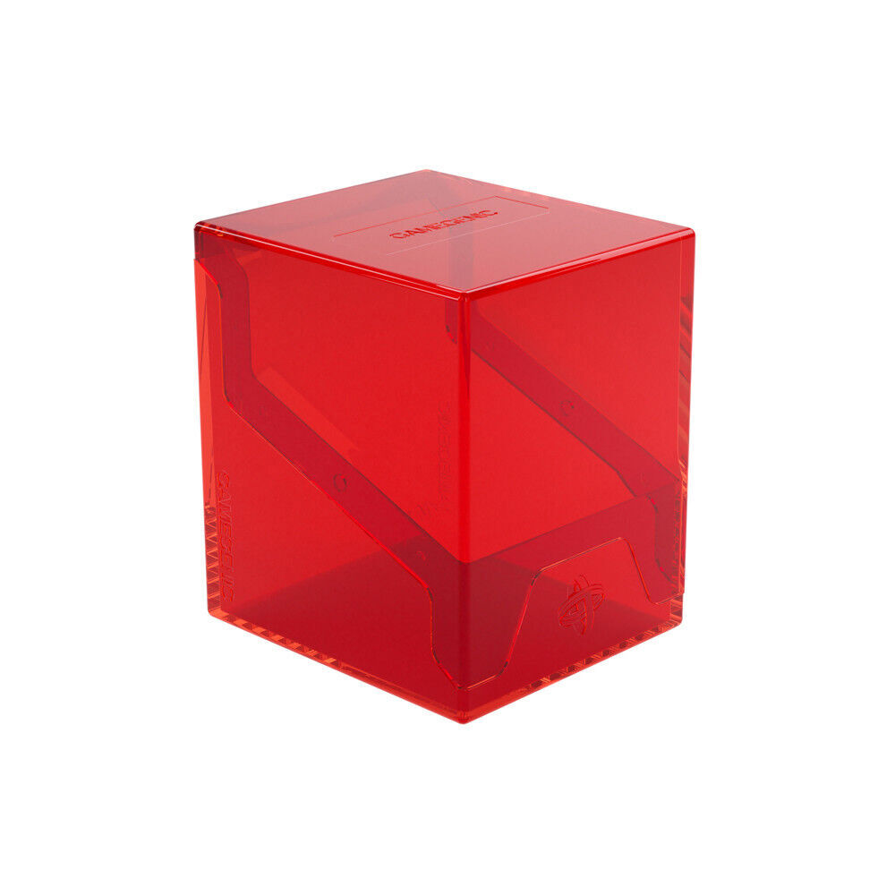 2PK Gamegenic Bastion 100+ Card Deck Box Organiser XL - Red