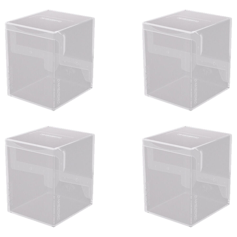 4PK Gamegenic Bastion 100+ Card Deck Box Organiser XL - White