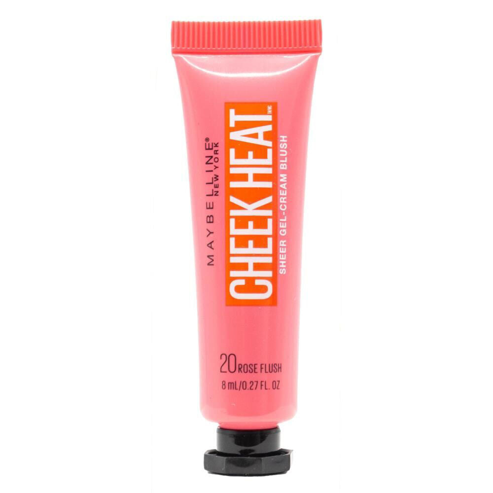 2PK Maybelline Cheek Heat 8ml Sheer Gel Cream Blush Rose Flush 20 Makeup