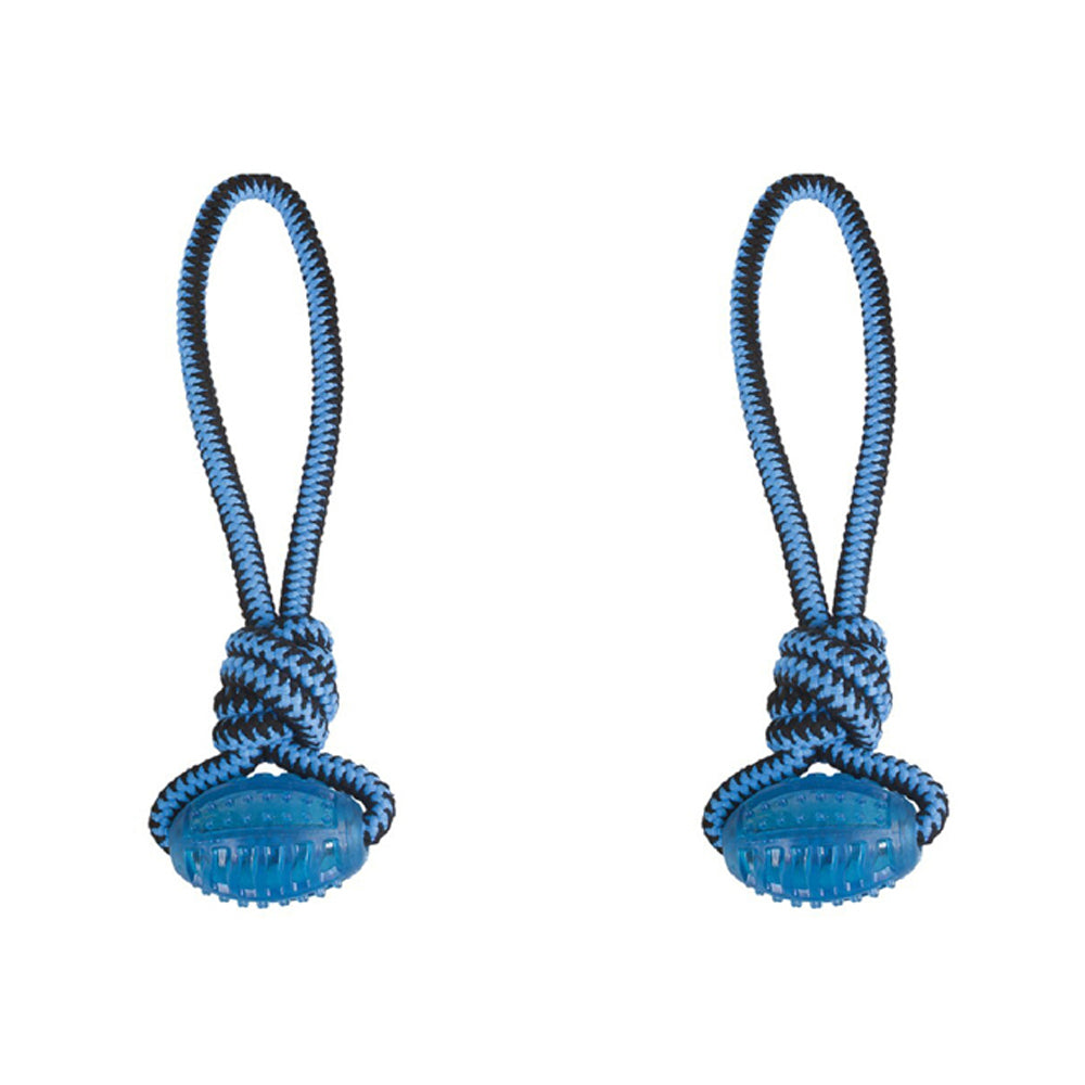 2PK M-Pets Twist Launcher Dog/Puppy Pet Interactive Teaser Toy Rope Assorted
