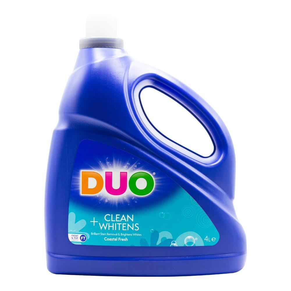 2PK Duo Liquid Laundry Detergent Concentrated Cleans & Whitens 4L