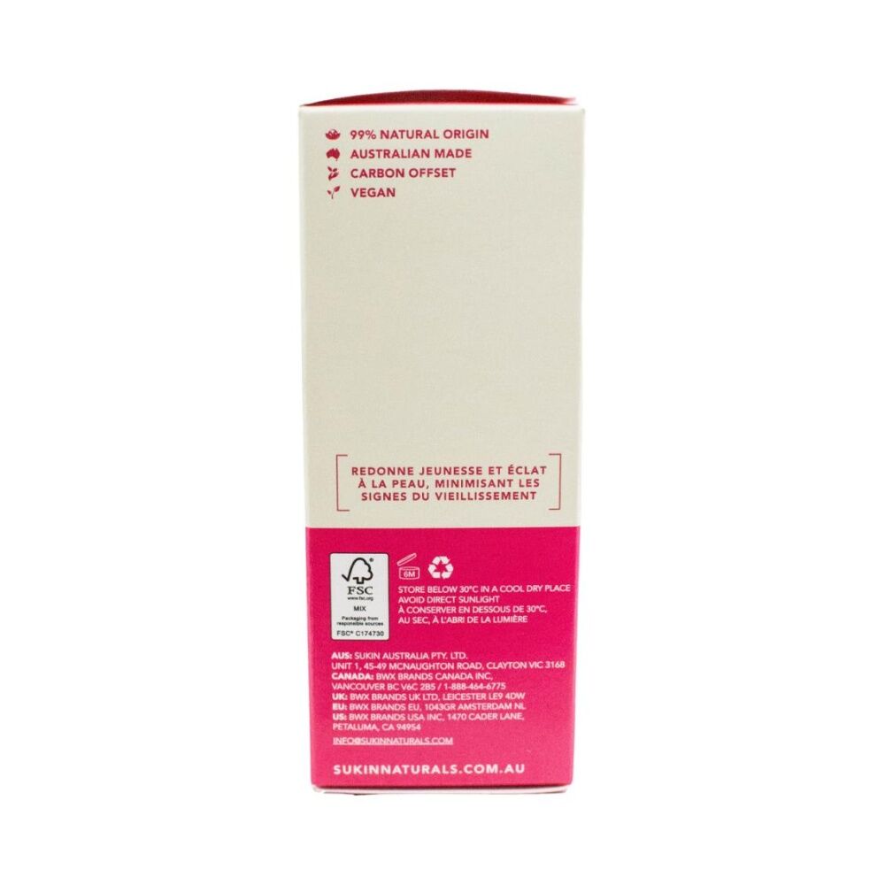 3PK Sukin Overnight Reset Oil/Serum Cemellia + Jojoba Oil Natural Skincare 25ml
