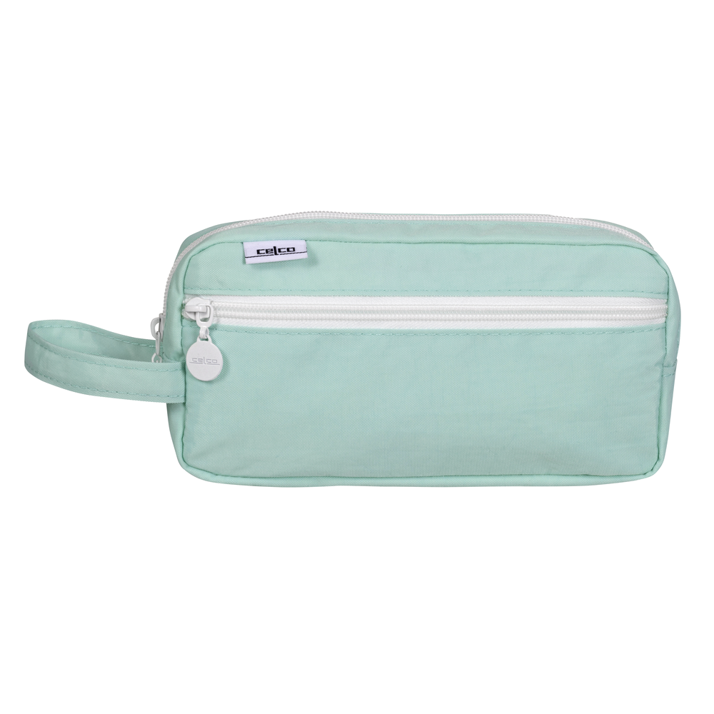 2PK Celco Pencil Case Functional and Stylish Pastel Green