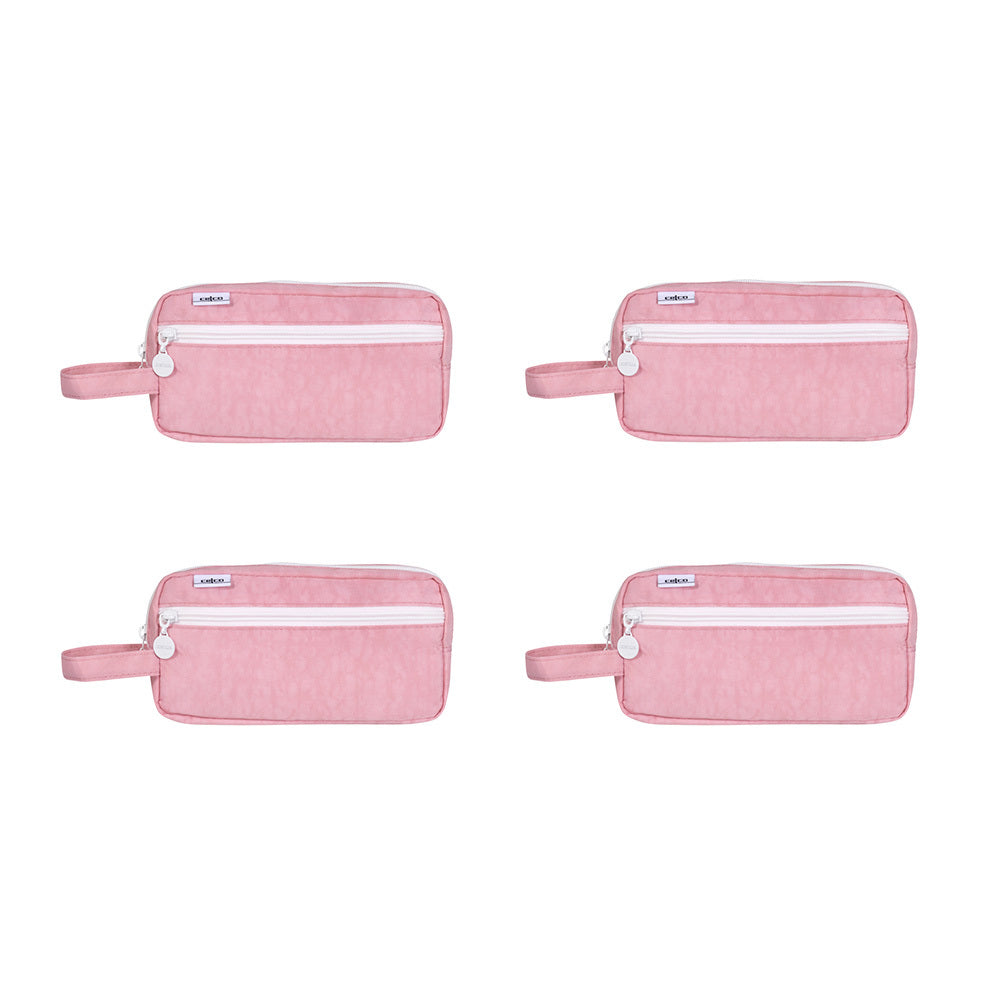 4PK Celco Pencil Case Functional and Stylish Pastel Pink