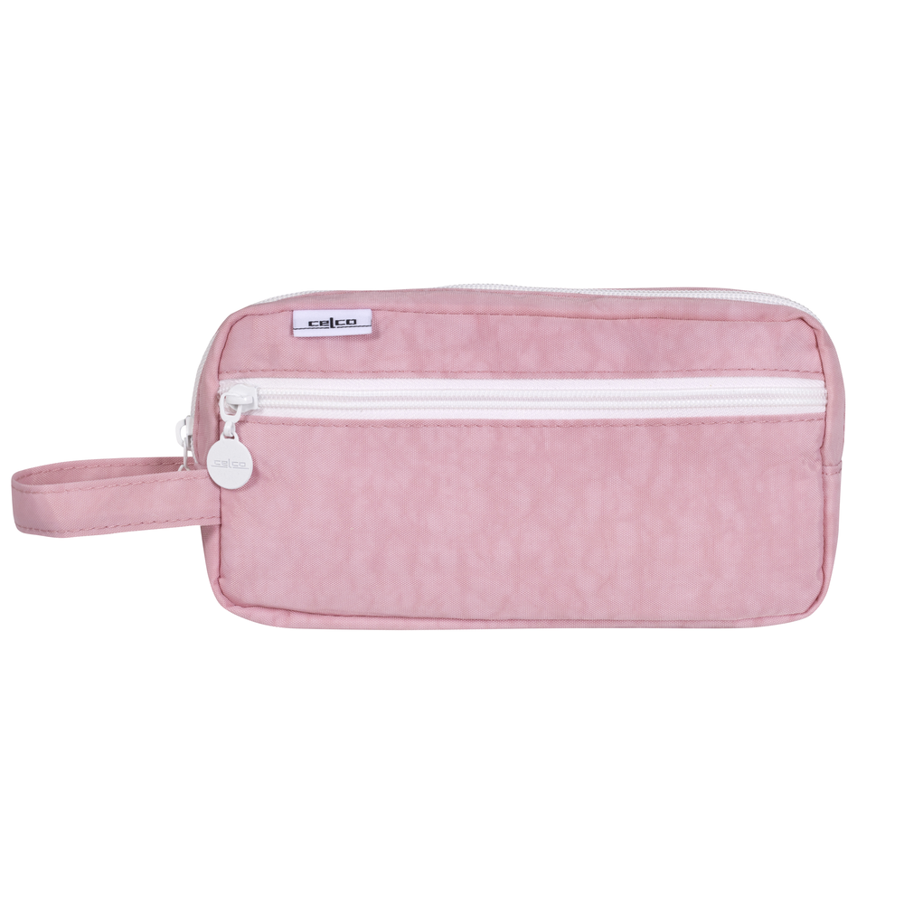 4PK Celco Pencil Case Functional and Stylish Pastel Pink