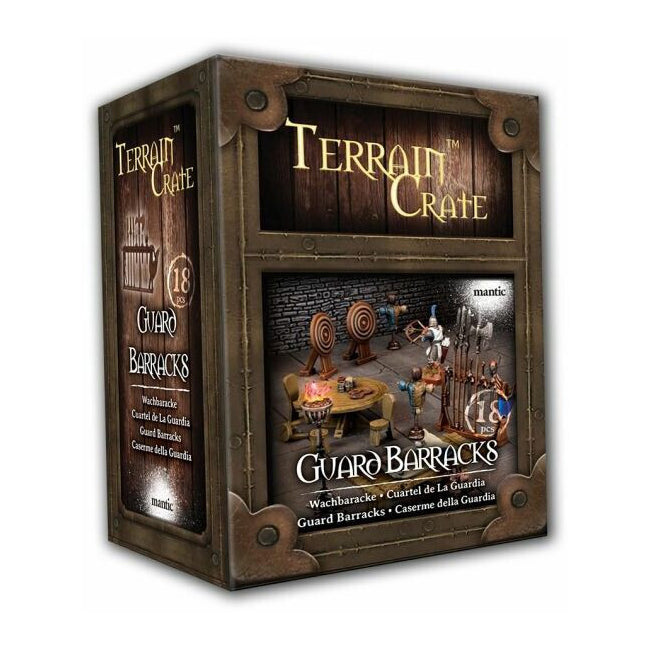2PK 20pc Mantic Games Terrain Crate Guard Barracks TTRPG Accessory Set