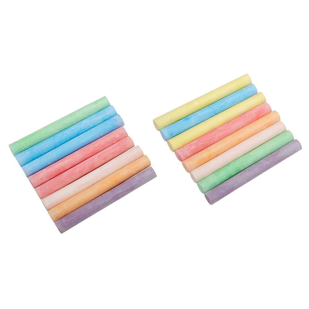 24x 16pc Cra-Z-Art Stationery Washable Kids Long Lasting Chalk Set 3y+ Multi Colour