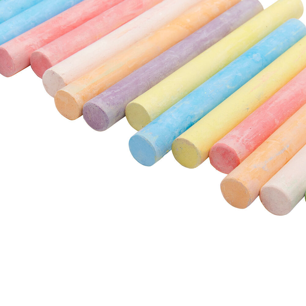 24x 16pc Cra-Z-Art Stationery Washable Kids Long Lasting Chalk Set 3y+ Multi Colour
