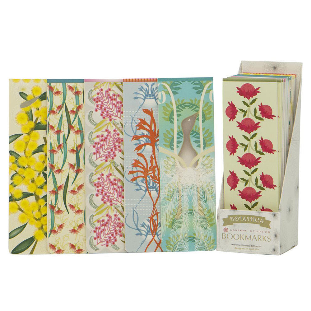 8PK Lantern Studios Botanica Range I Bookmark - Assorted