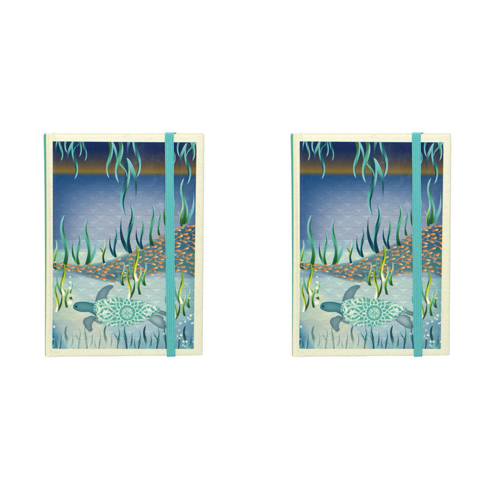 2PK Lantern Studios Botanica A6 Journal Stationery Hardcover - Turtles
