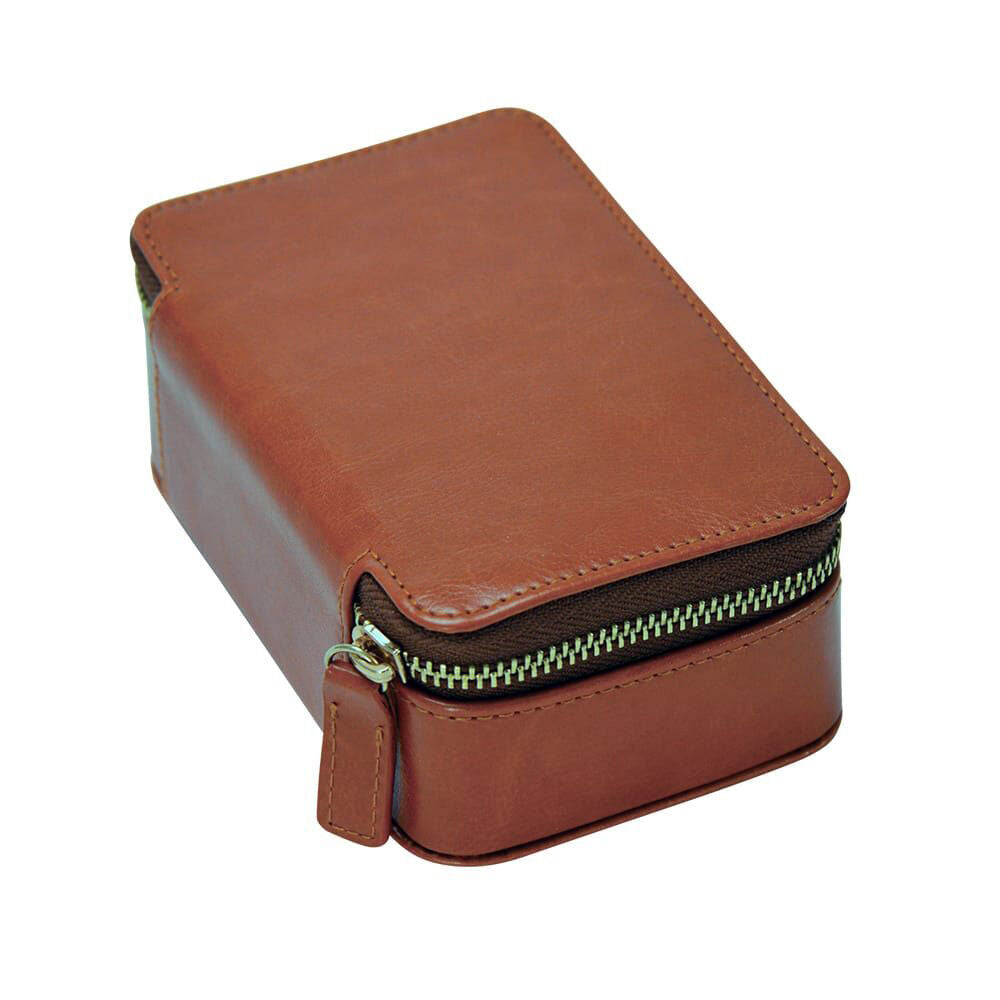 Annabel Trends Gentleman's Golf Kit w/ Vegan Leather Case 14.5cm Brown
