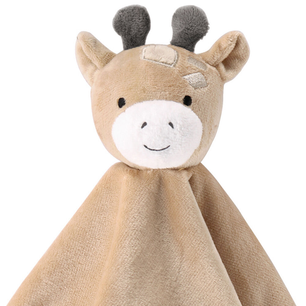 2PK The Peanutshell Madagascar Giraffe Security Blanket Baby Nursery Decor