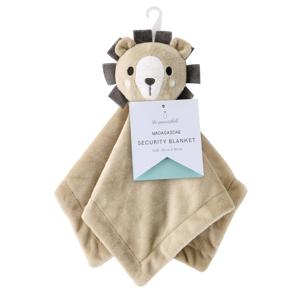 2PK The Peanutshell Madagascar Lion Security Blanket Baby Nursery Decor