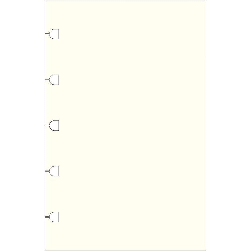 3x 32pc Filofax Pocket Notebook Paper Refill Plain White
