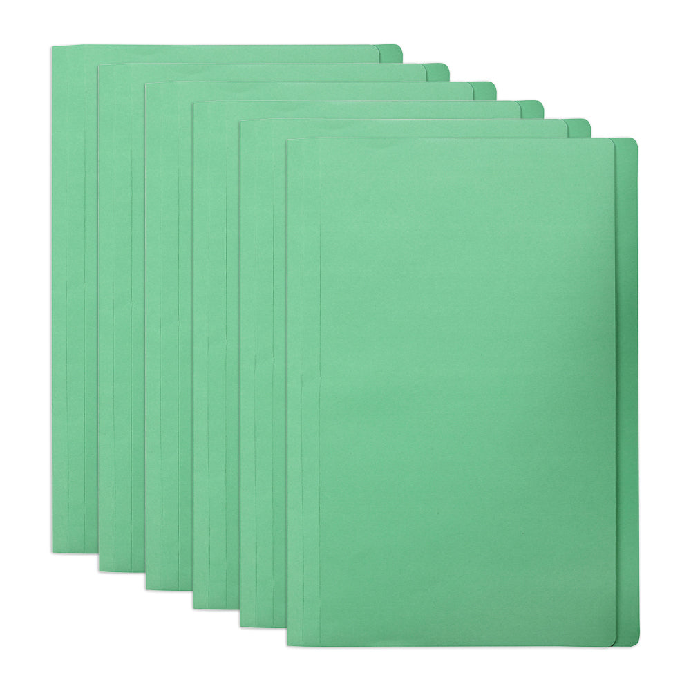 40pc Marbig Foolscap Manilla Folder Document Holder - Green
