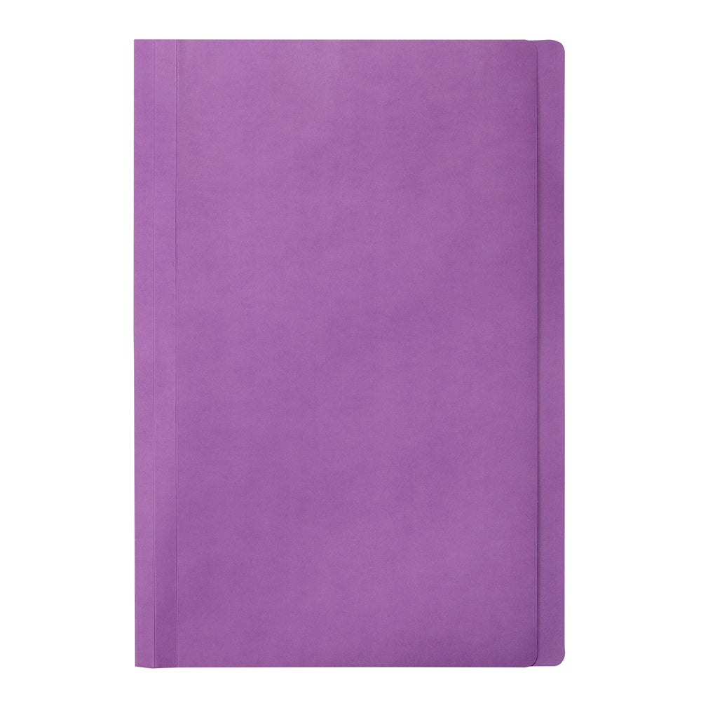 40pc Marbig Foolscap Manilla Folder Document Holder - Purple