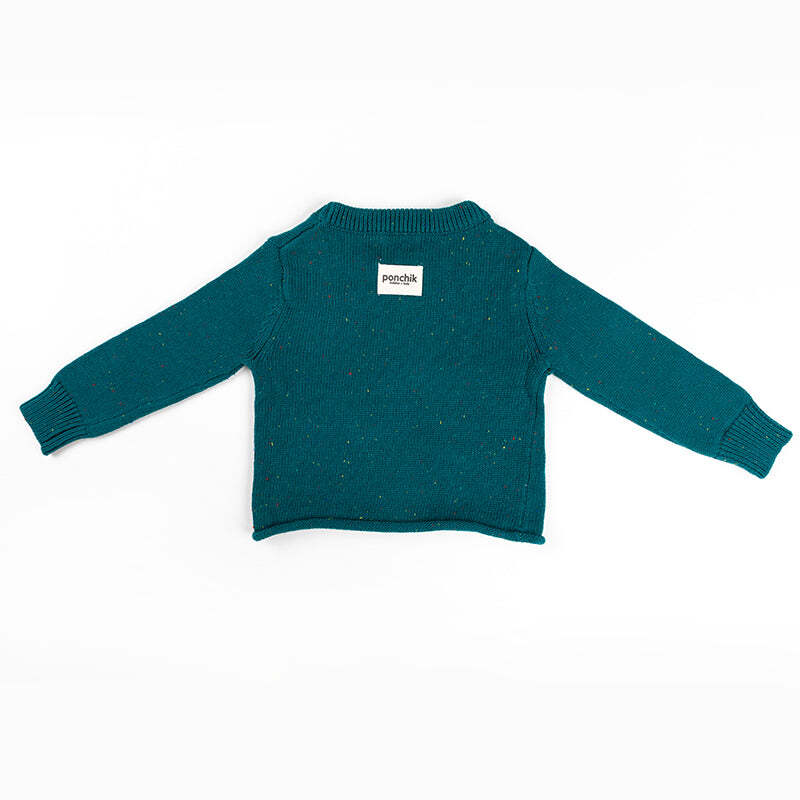 Ponchik Baby/Toddler Cotton Jumper Jewel Speckle Knit - Size 3-6m