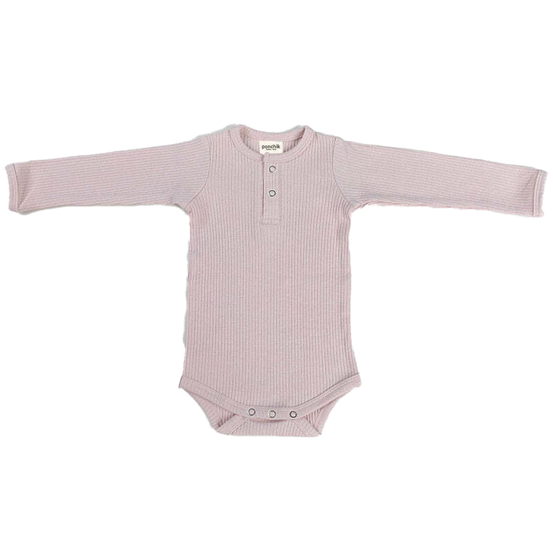 Ponchik Baby/Toddler Cotton Bodysuit Love Rib - Size 3-6m
