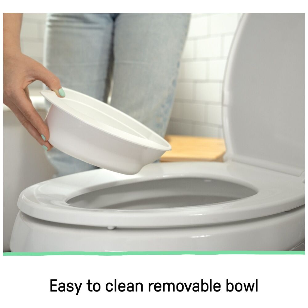 Ingenuity My Size Potty Pro Toddler Toilet Training 18m+ White