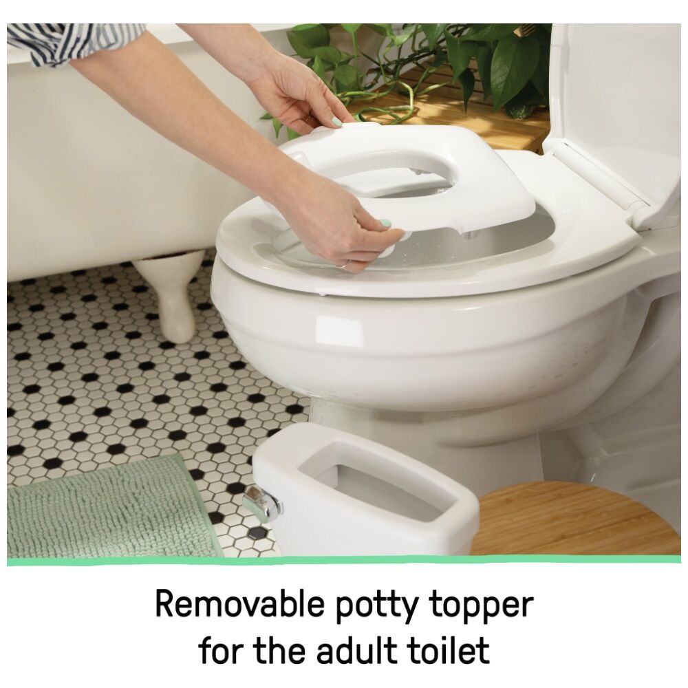 Ingenuity My Size Potty Pro Toddler Toilet Training 18m+ White