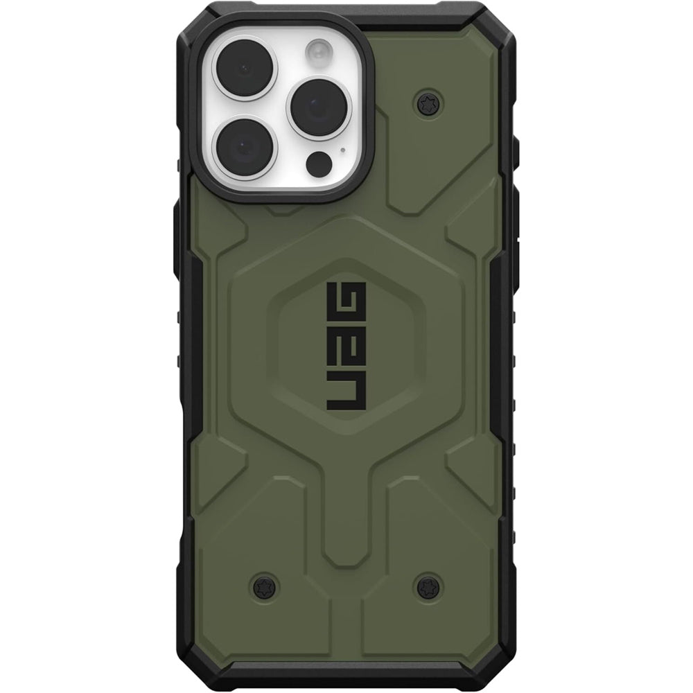 Urban Armour Gear Pathfinder MagSafe Case For iPhone 16 Pro Max Olive Drab