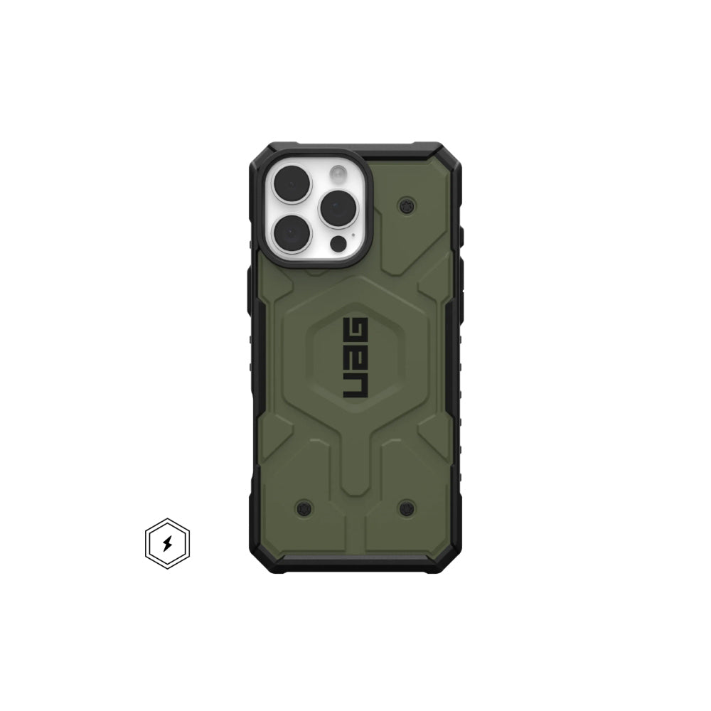 Urban Armour Gear Pathfinder MagSafe Case For iPhone 16 Pro Max Olive Drab