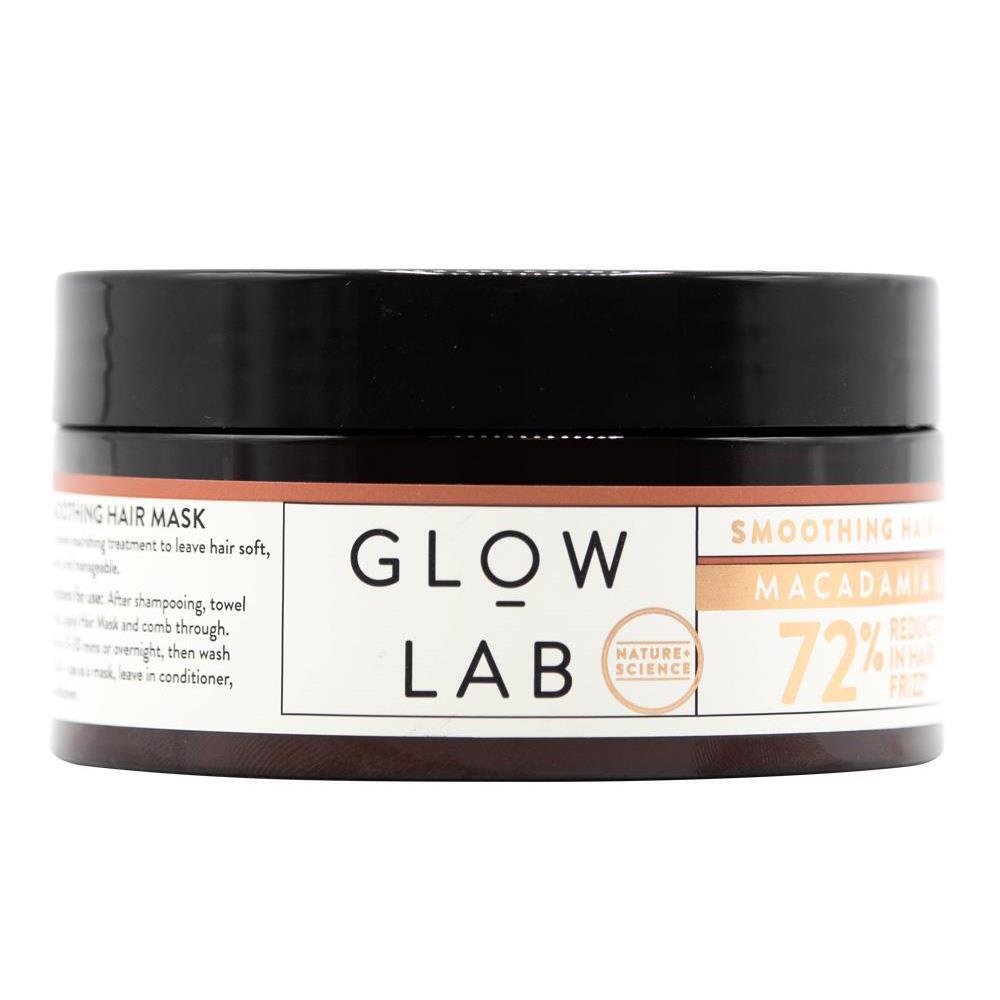 12PK Glow Lab 200ml Keratin-Infused Smoothing Hair Mask