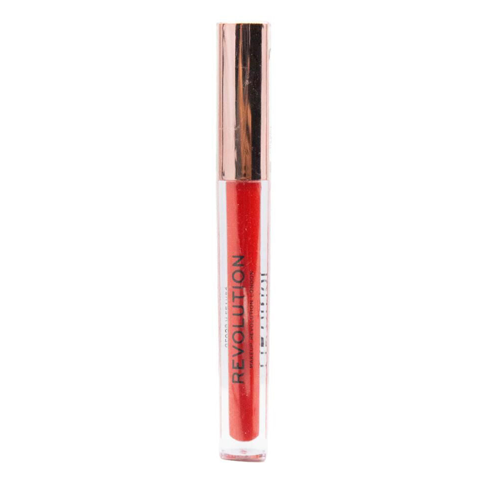 3PK Revolution Intense Shine Liquid Lip Gloss Cherry Glossy Beauty Makeup
