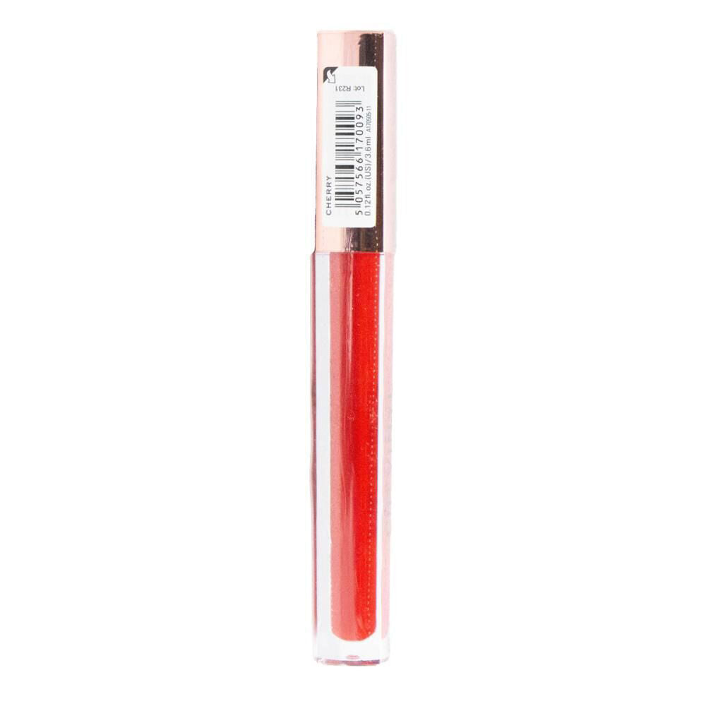 3PK Revolution Intense Shine Liquid Lip Gloss Cherry Glossy Beauty Makeup