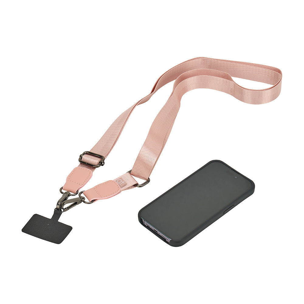 2PK Annabel Trends Stylish Hands-Free Accessory Phone Strap Lanyard Pink