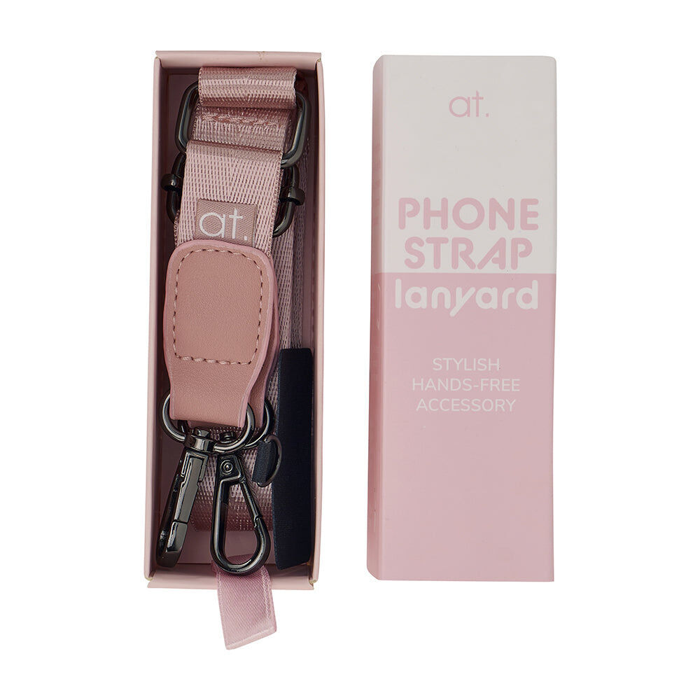 2PK Annabel Trends Stylish Hands-Free Accessory Phone Strap Lanyard Pink