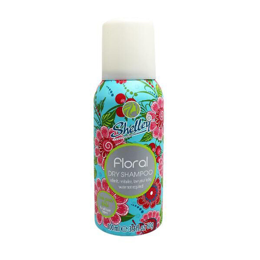 12PK Shelley Instant Refresh Dry Shampoo Spray Floral For All Hair Types 100ml