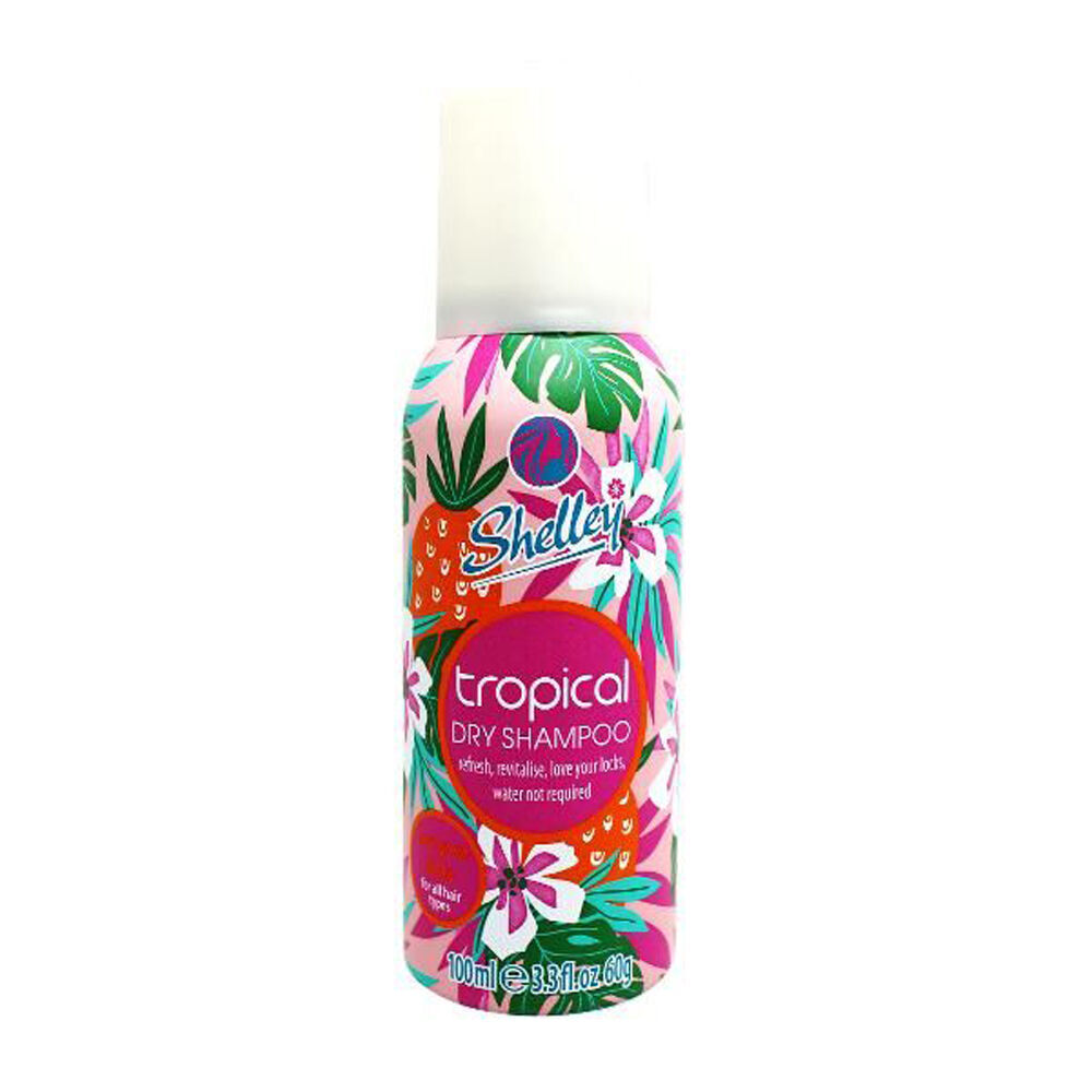 6PK Shelley Instant Refresh Dry Shampoo Spray Tropical For All Hair Types 100ml