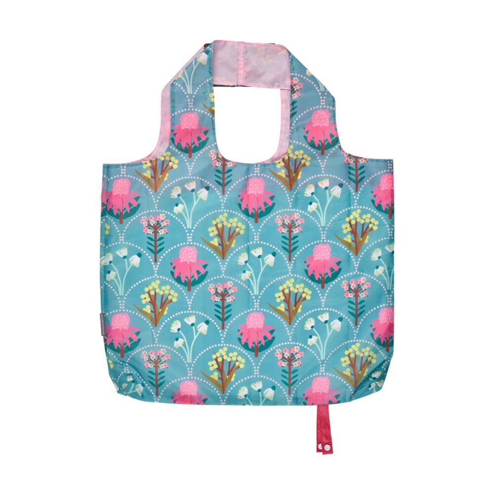 2PK Annabel Trends Reusable 20kg Capacity Shopping Tote Bag 50x42cm Wildflower
