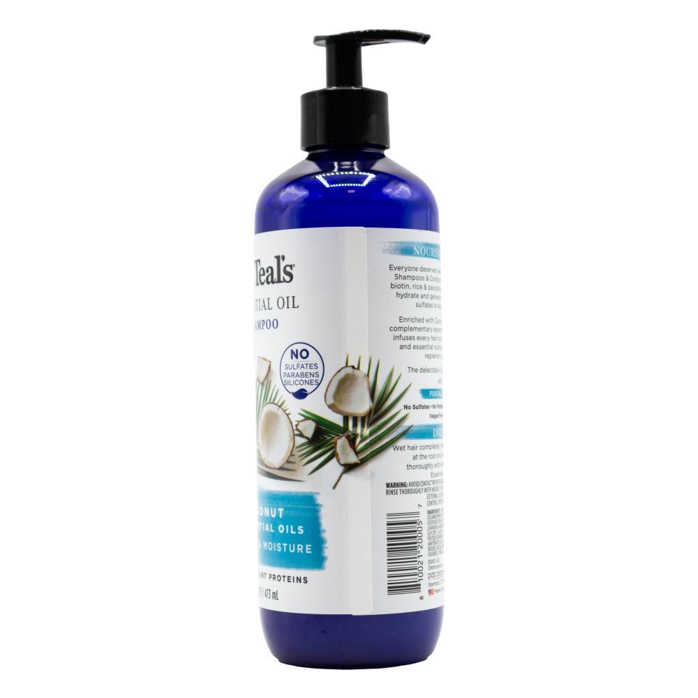 6PK Dr Teals 473ml Shampoo Nourish & Moisture Coconut And Essential Oils