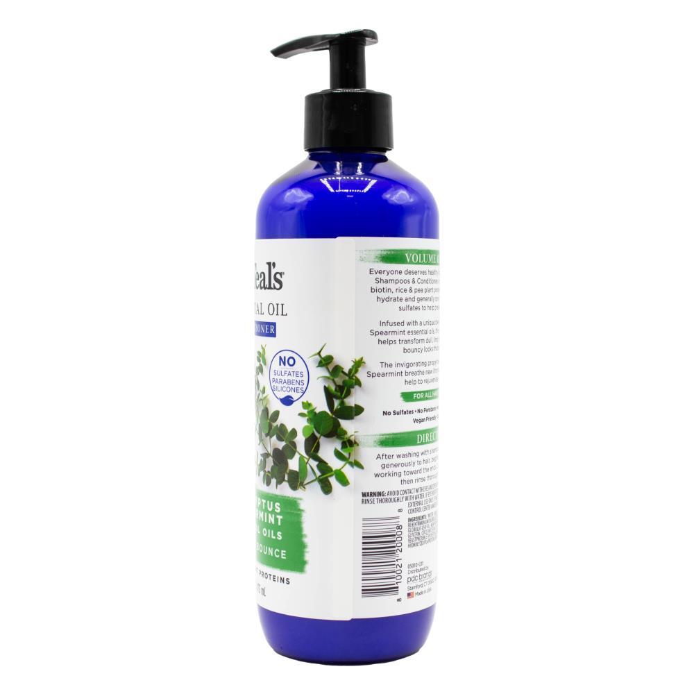 3PK Dr Teals 473ml Conditioner Volume/Bounce Eucalyptus Spearmint Essential Oils