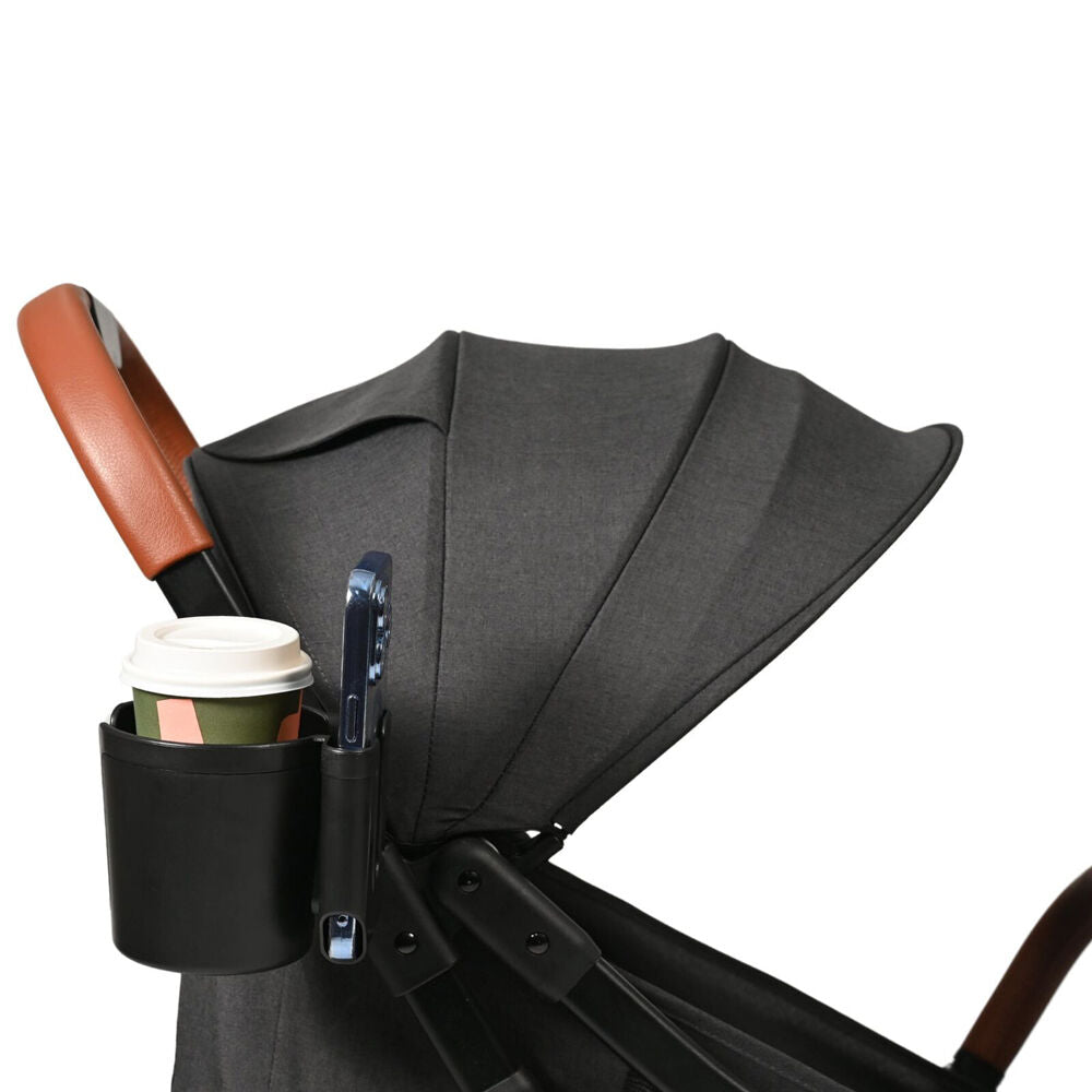 Childcare Lightweight Pram/Stroller Cup and Mobile Holder Black