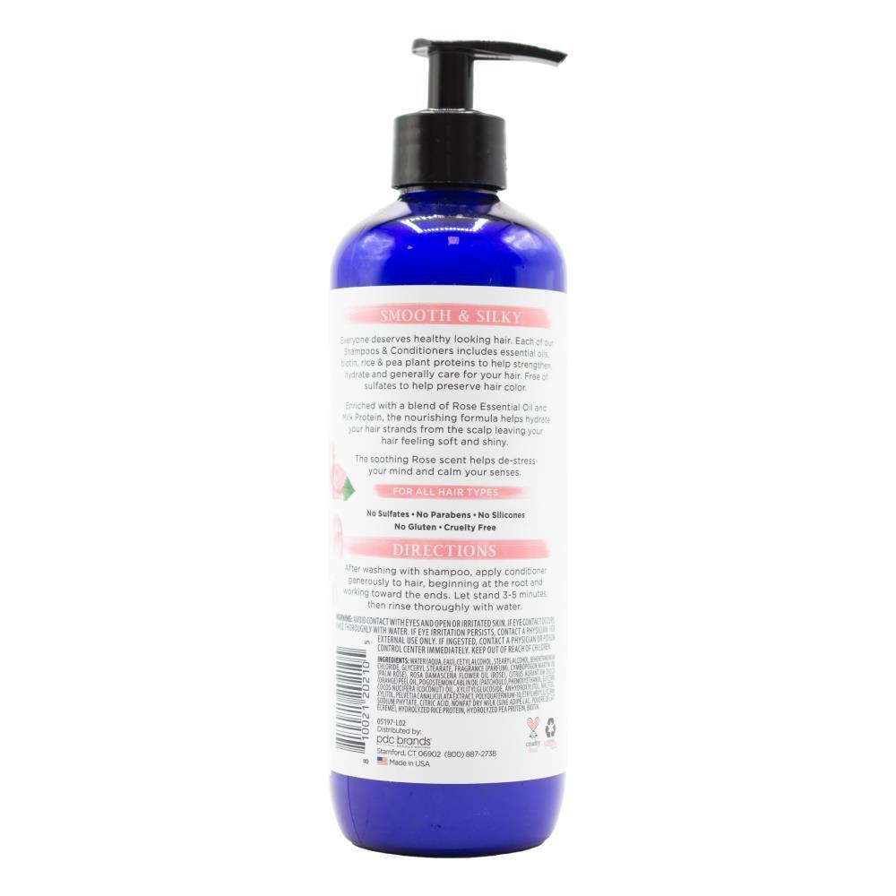 6PK Dr Teals 473ml Conditioner Smooth & Silky Rose Milk Essential Oils