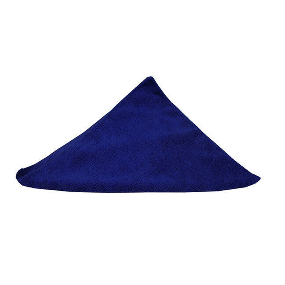 10PK Cleanlink Microfibre Cleaning/Surface Drying Cloth 40x40cm Blue